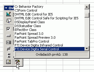 ActiveX dal prvky